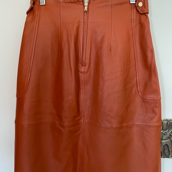 Zara Leather Skirt Size Small - Picture 4 of 5